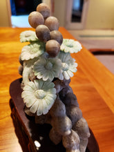 Load image into Gallery viewer, Jade Stone Hand Carved Flowers