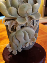 Load image into Gallery viewer, Tall Jade Stone Hand Carved Underwater Free Form