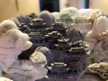 Load image into Gallery viewer, Jade Stone Hand Carved Ancient Mountain Scene III