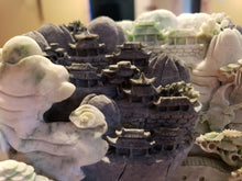 Load image into Gallery viewer, Jade Stone Hand Carved Ancient Mountain Scene III