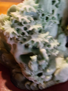 Jade Stone Hand Carved Ancient Mountain Scene VI