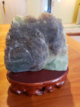 Load image into Gallery viewer, Jade Stone Hand Carved Ancient Mountain Scene VII