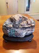 Load image into Gallery viewer, Jade Stone Hand Carved Ancient Mountain and River