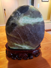 Load image into Gallery viewer, 10 Inch Large Jade Stone Hand Carved Ancient Mountain Scene VIII