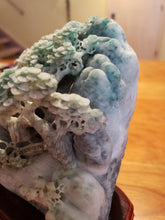 Load image into Gallery viewer, Jade Stone Hand Carved Ancient Mountain Scene IX