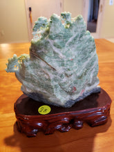 Load image into Gallery viewer, Jade Stone Hand Carved Ancient Mountain Scene X