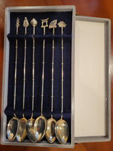 Load image into Gallery viewer, Japanese Sterling Silver Iced Tea Spoons Set of 6