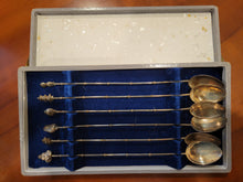 Load image into Gallery viewer, Japanese Sterling Silver Iced Tea Spoons Set of 6