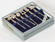 Load image into Gallery viewer, Japanese Sterling Silver Cocktail Picks Set of 6