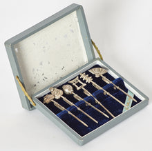 Load image into Gallery viewer, Japanese Sterling Silver Cocktail Picks Set of 6