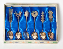 Load image into Gallery viewer, Japanese Sterling Silver Demitasse Spoons Set of 6