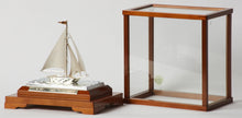 Load image into Gallery viewer, Original Japanese Sterling Silver Sailing Yacht With Gold Gilding