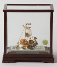 Load image into Gallery viewer, Original Tekehiko Japanese Sterling Silver Yacht Gold Treasure Ship