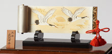 Load image into Gallery viewer, Original Sterling Silver and 24K Gold Scroll - Birds Flying High