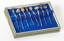 Load image into Gallery viewer, Japanese Sterling Silver Cocktail Picks Set of 8