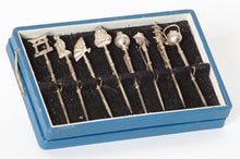 Load image into Gallery viewer, Japanese Sterling Silver Cocktail Picks Set of 8