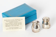 Load image into Gallery viewer, T.muto Sterling Silver Mini Salt And Pepper Shakers