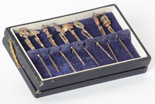 Load image into Gallery viewer, Japanese Sterling Silver Cocktail Picks Set of 8